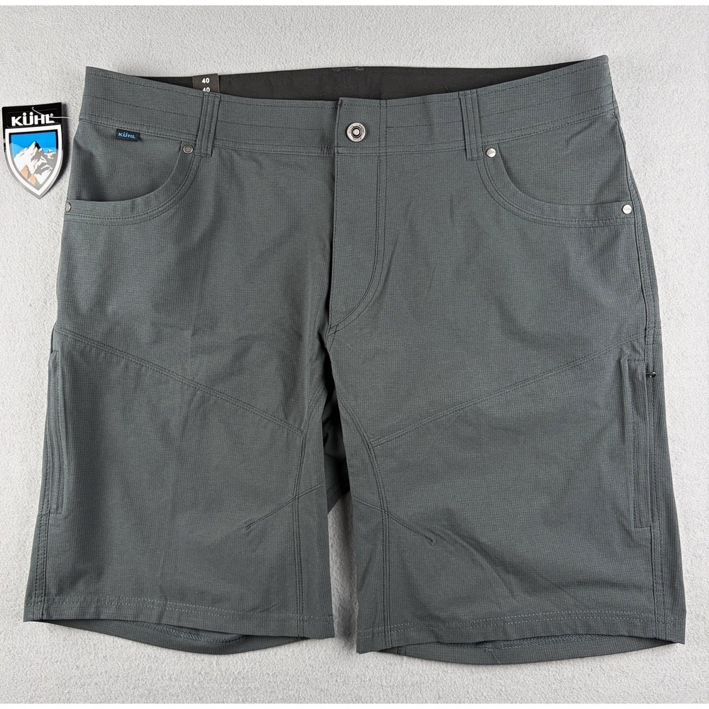 KÜHL Silencr Kargo Shorts Gray Men's Size 40 NWT Hiking Cargo 10.5"